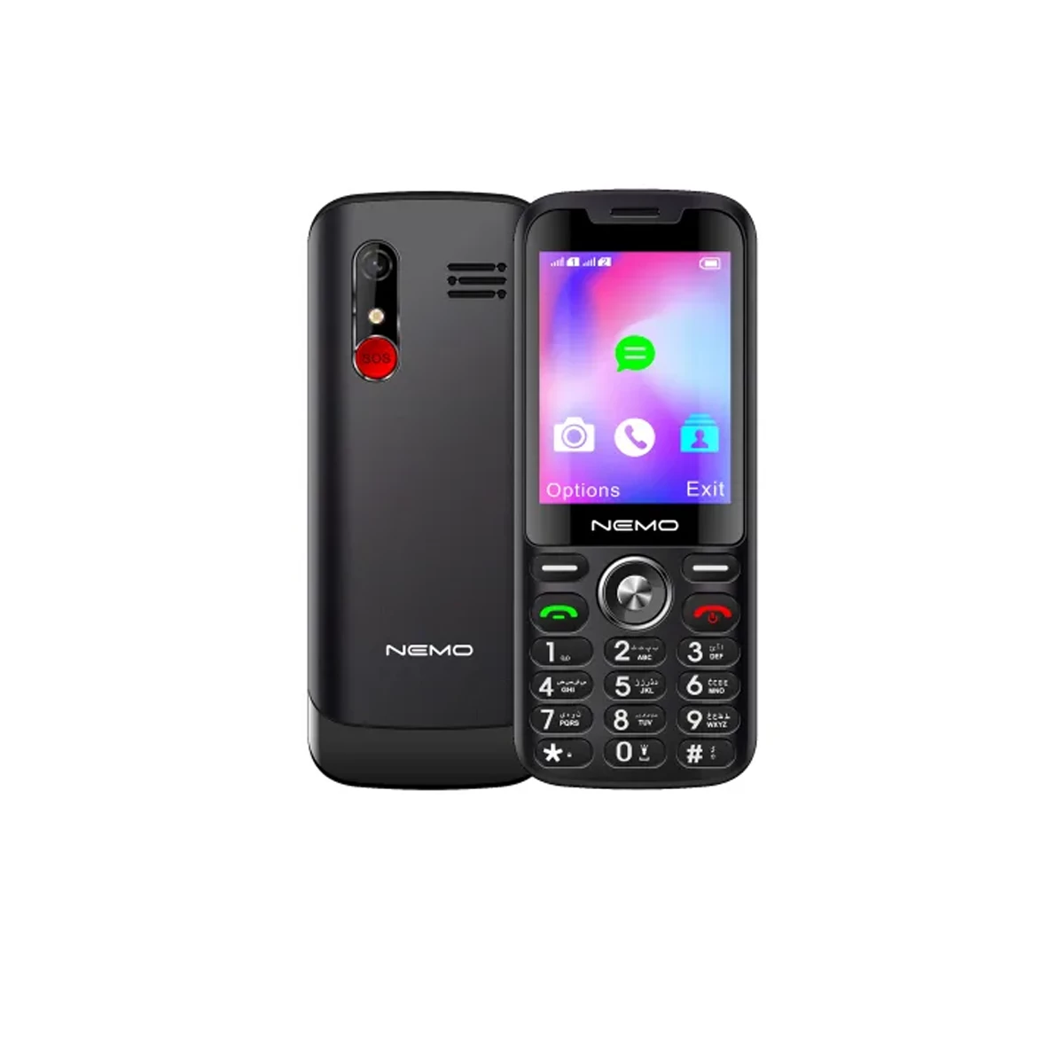 گوشی موبایل نمو مدل E177 دو سیم کارت ظرفیت 32 مگابایت رم 24 مگابایت - پیوست 1 - مشکی