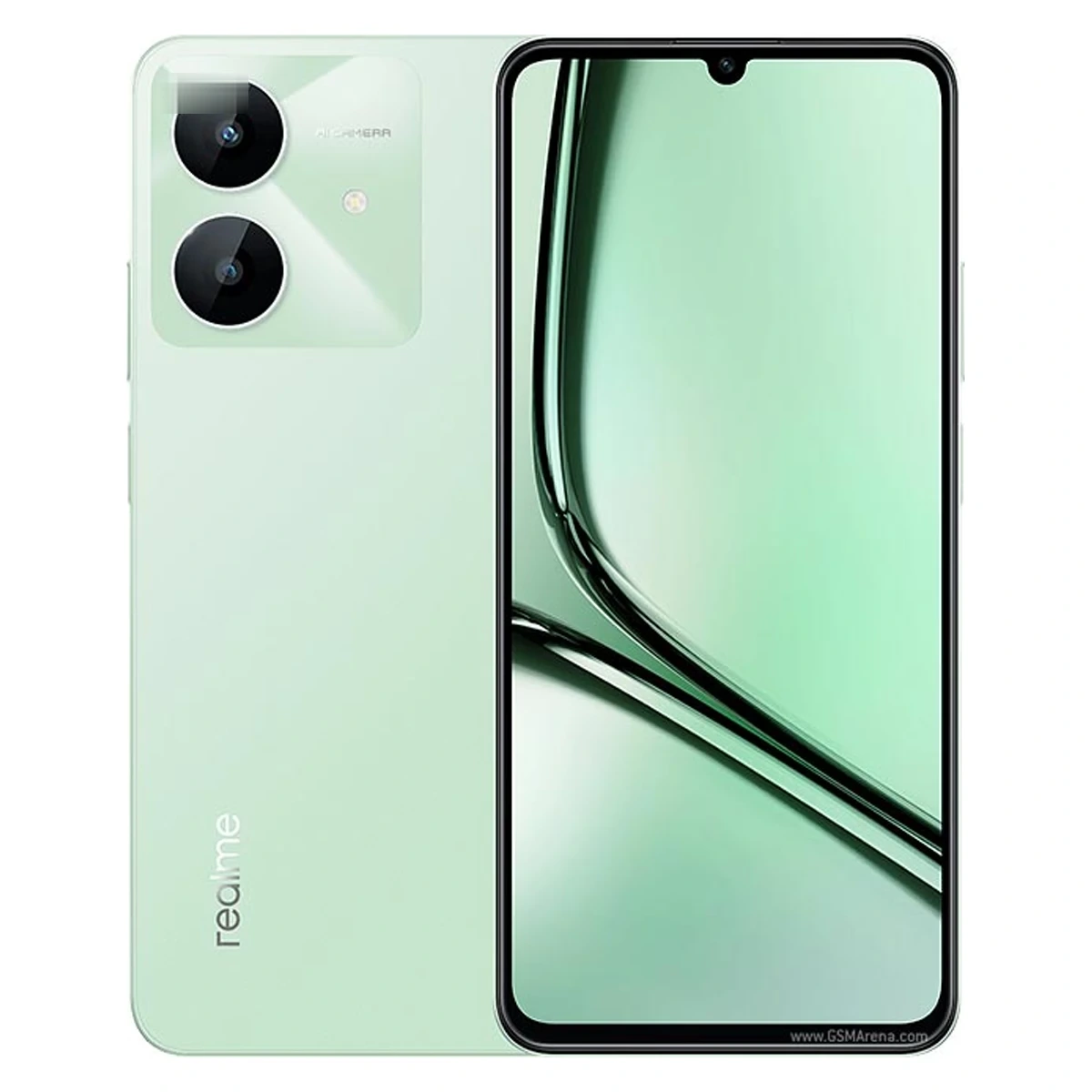 گوشی موبایل ریلمی مدل Note 60x دو سیم کارت ظرفیت 128 گیگابایت رم 4 گیگابایت - پیوست 2 - سبز